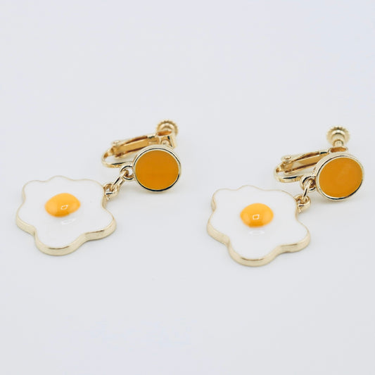 Sunny Side Snaps Clip On Earrings