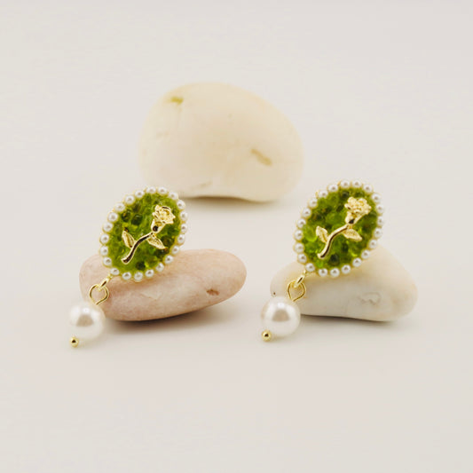 Secret Bloom Clip On Earrings