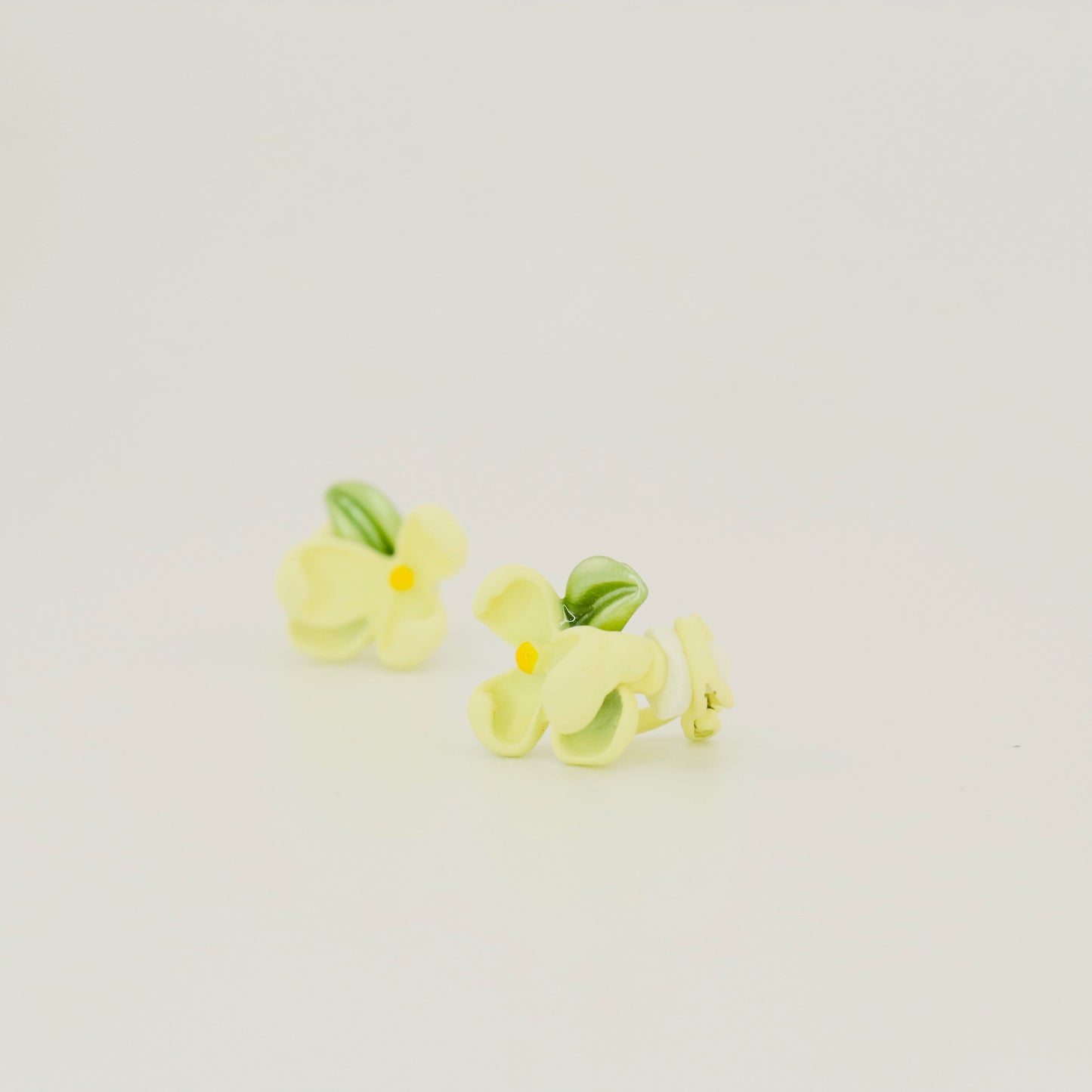 Wild Flower Clip On Earrings