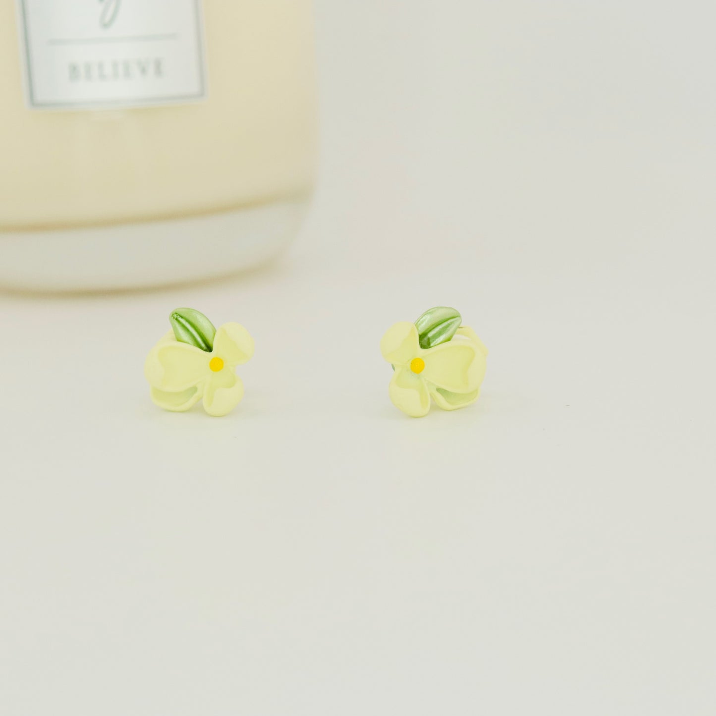 Wild Flower Clip On Earrings