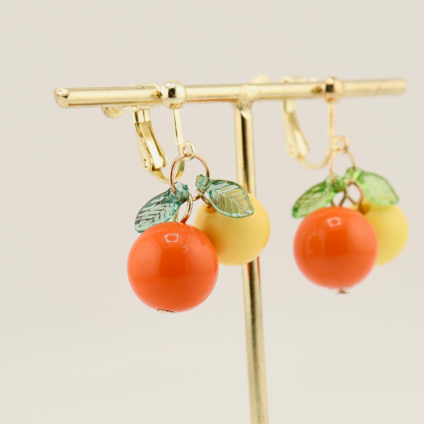 Citrus Charms Clip On Earrings