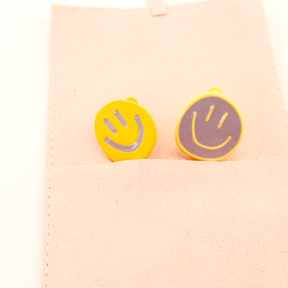 Happily Smile Clip On Earrings