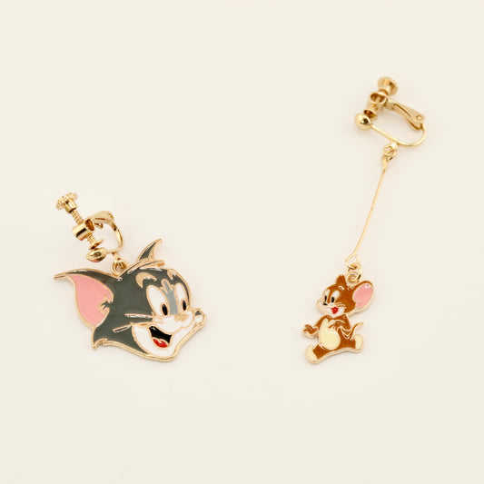 Mischief Duo Clip On Earrings