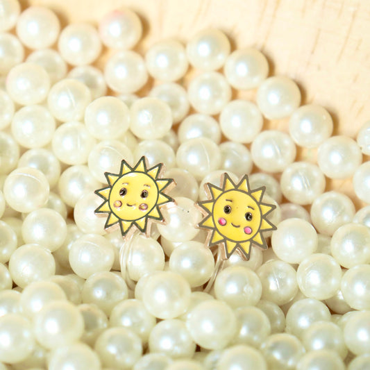 Sunny Shine Clip On Earrings